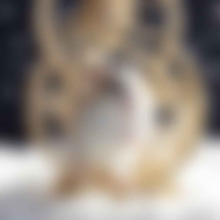 Winter white dwarf hamster running on a wheel