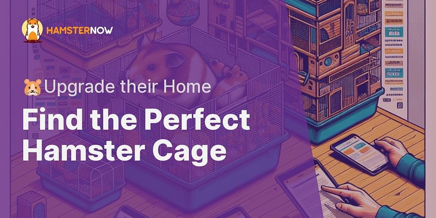 Find the Perfect Hamster Cage - 🐹Upgrade their Home