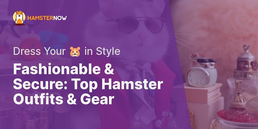 Fashionable & Secure: Top Hamster Outfits & Gear - Dress Your πΉ in Style